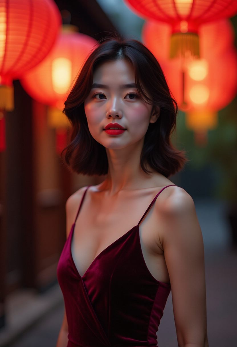 霓虹天际线海报